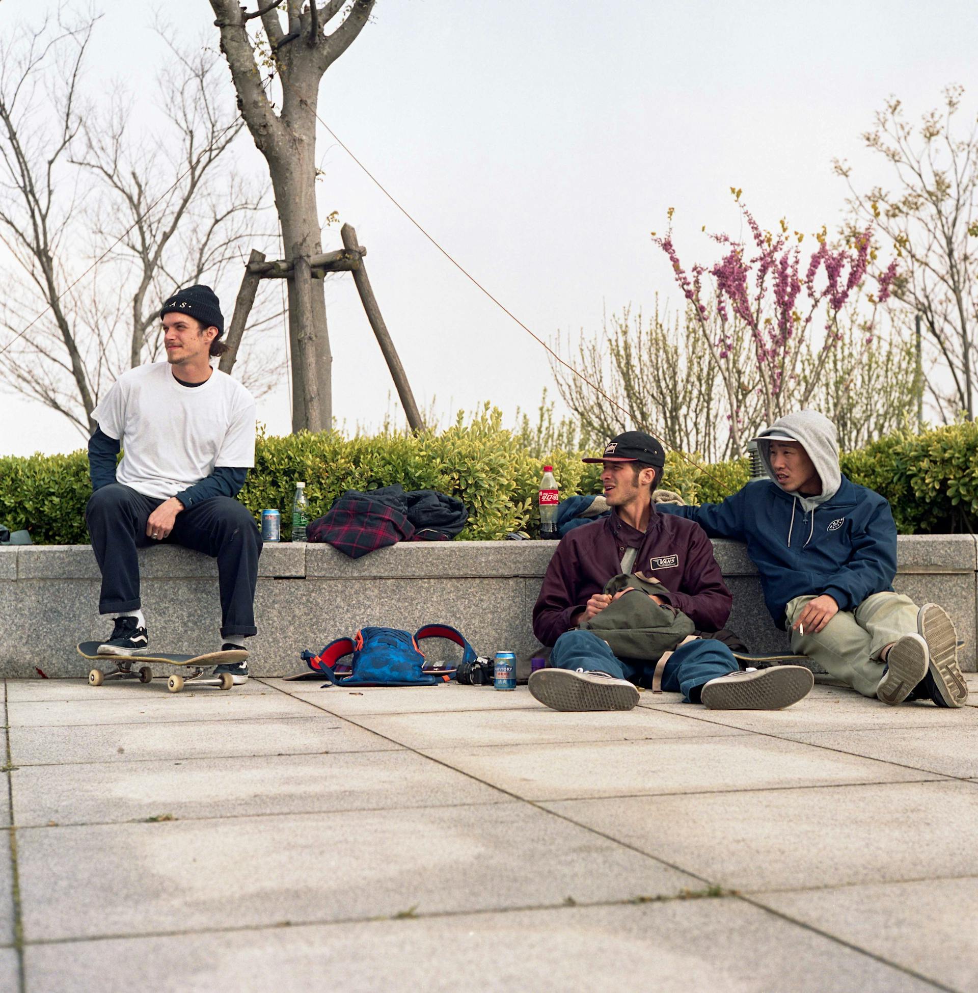 The North Face's Shanghai takeover with snow, skateboarding